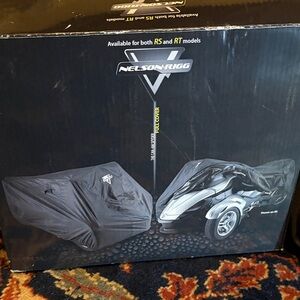 Black Motorcycle Cover